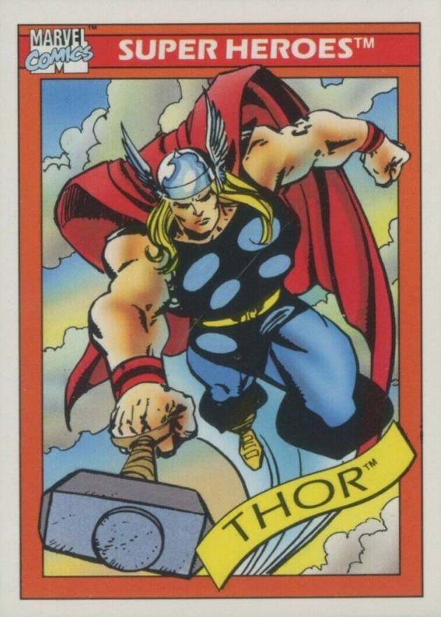 1990 Marvel Universe Thor #18 Non-Sports Card