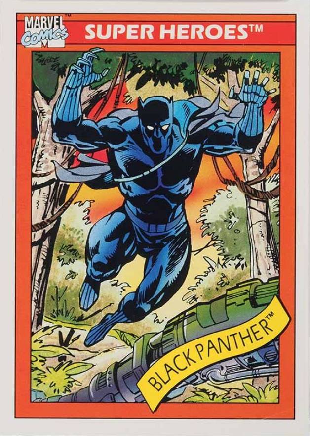 1990 Marvel Universe Black Panther #20 Non-Sports Card