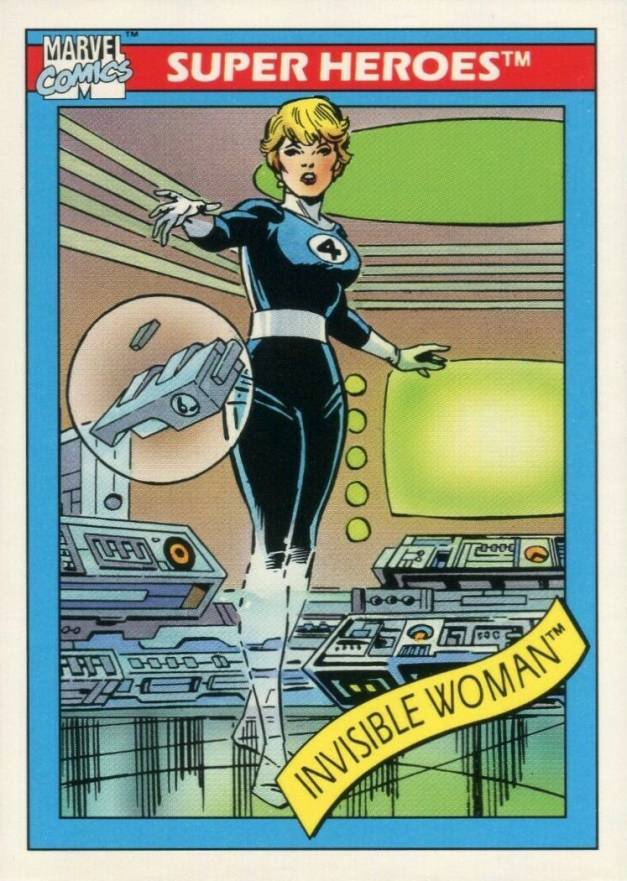 1990 Marvel Universe Invisible Woman #43 Non-Sports Card