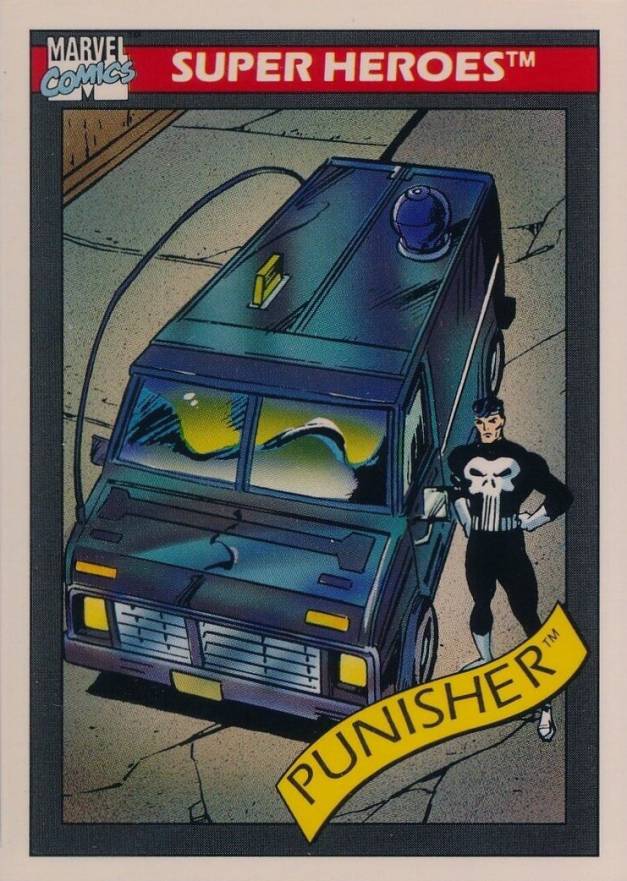 1990 Marvel Universe Punisher's Battle Van #44 Non-Sports Card