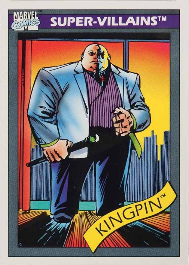 1990 Marvel Universe Kingpin #52 Non-Sports Card
