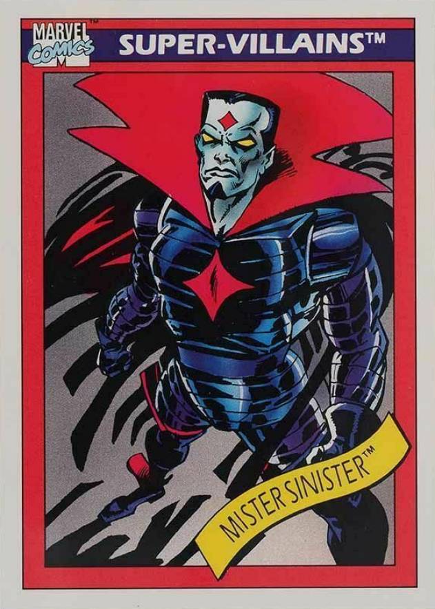 1990 Marvel Universe Mr. Sinister #65 Non-Sports Card
