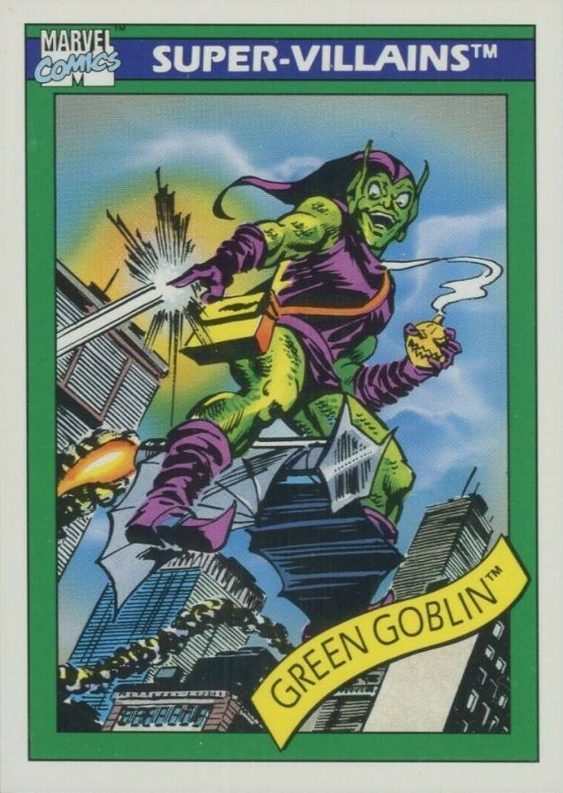 1990 Marvel Universe Green Goblin #74 Non-Sports Card