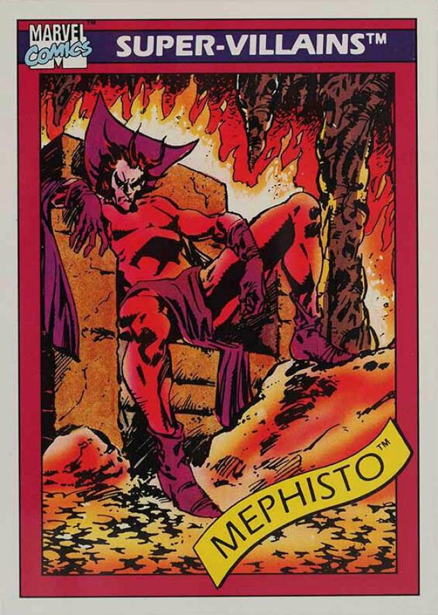 1990 Marvel Universe Mephisto #78 Non-Sports Card