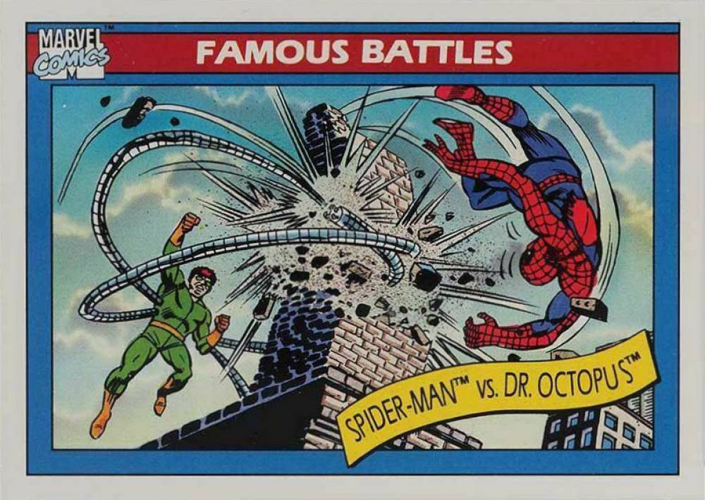 1990 Marvel Universe Spider-Man vs. Dr. Octopus #93 Non-Sports Card