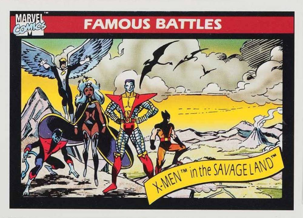 1990 Marvel Universe X-Men In the Savage Land #120 Non-Sports Card