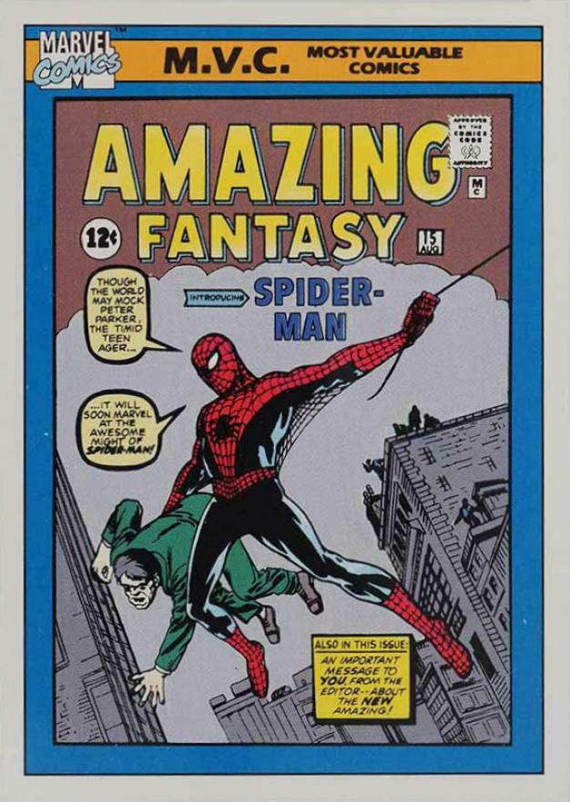1990 Marvel Universe Amazing Fantasy #15 #126 Non-Sports Card