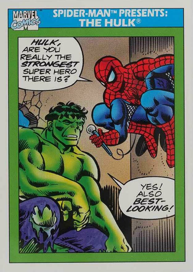 1990 Marvel Universe The Hulk #152 Non-Sports Card