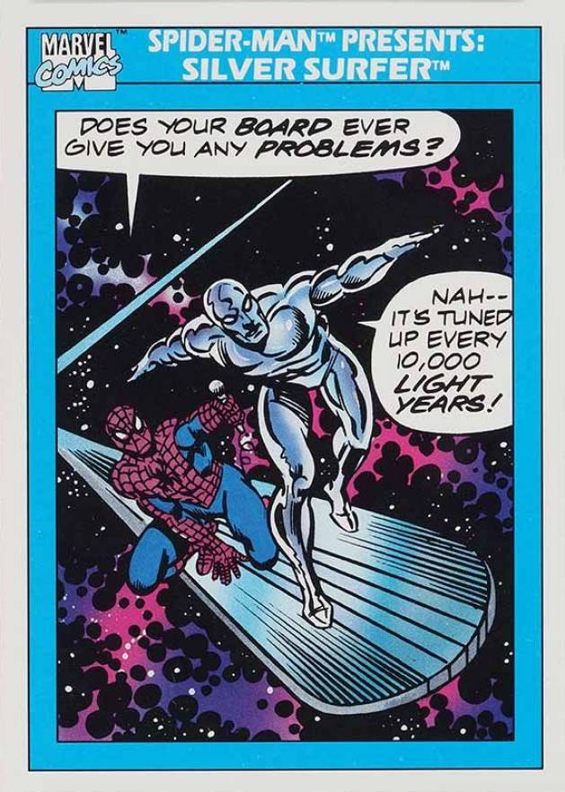 1990 Marvel Universe Silver Surfer #153 Non-Sports Card