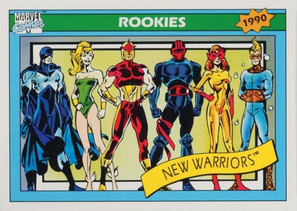 1990 Marvel Universe New Warriors #85 Non-Sports Card