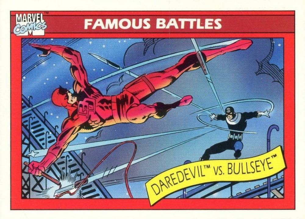 1990 Marvel Universe Daredevil vs. Bullseye #94 Non-Sports Card