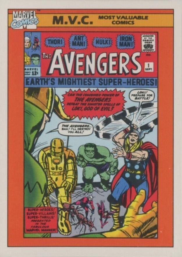 1990 Marvel Universe Avengers #1 #130 Non-Sports Card
