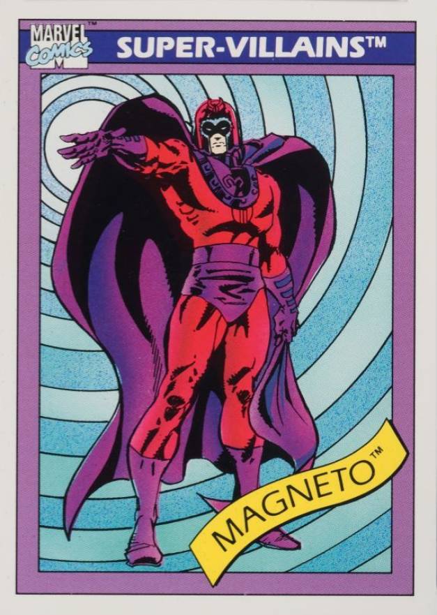 1990 Marvel Universe Magneto #63 Non-Sports Card