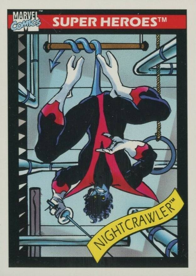 1990 Marvel Universe Nightcrawler #38 Non-Sports Card
