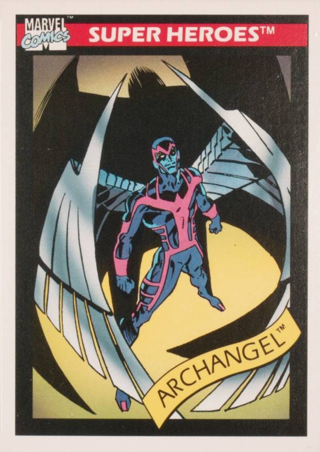 1990 Marvel Universe Archangel #21 Non-Sports Card
