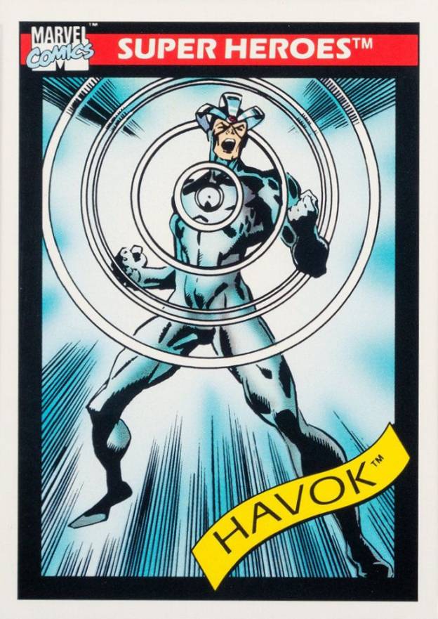 1990 Marvel Universe Havok #35 Non-Sports Card