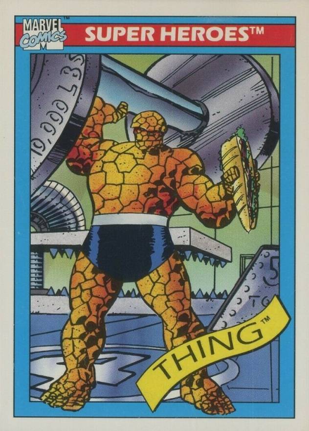 1990 Marvel Universe The Thing #6 Non-Sports Card