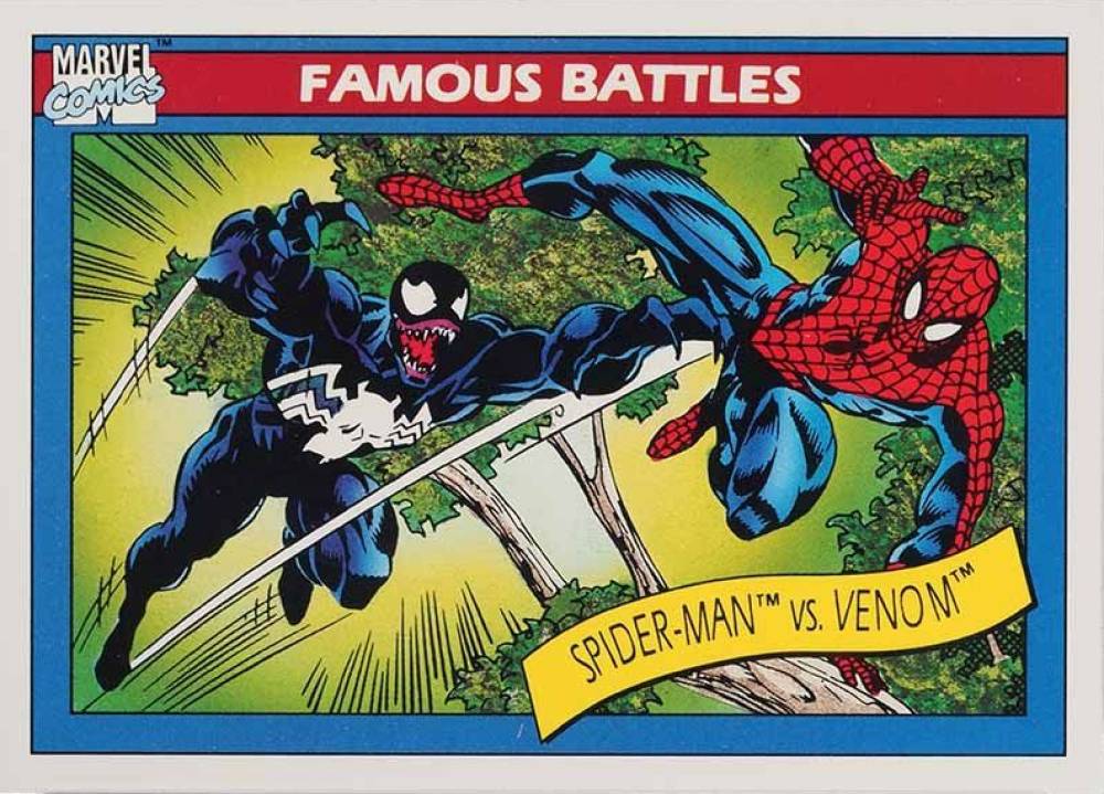 1990 Marvel Universe Spider-Man vs. Venom #106 Non-Sports Card