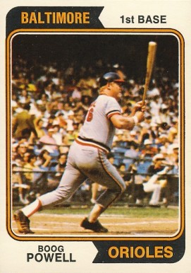 1974 O-Pee-Chee Boog Powell #460 Baseball Card