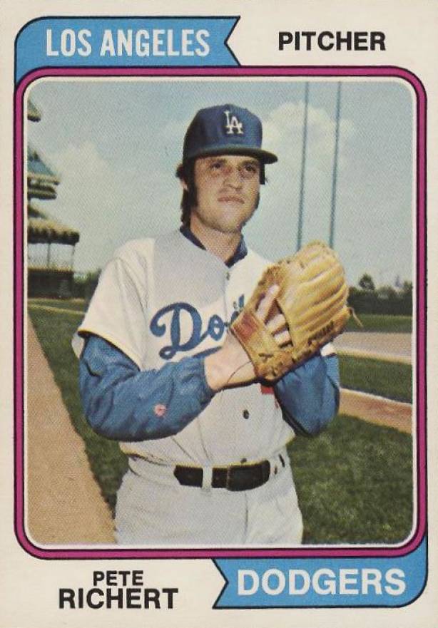 1974 O-Pee-Chee Pete Richert #348 Baseball Card