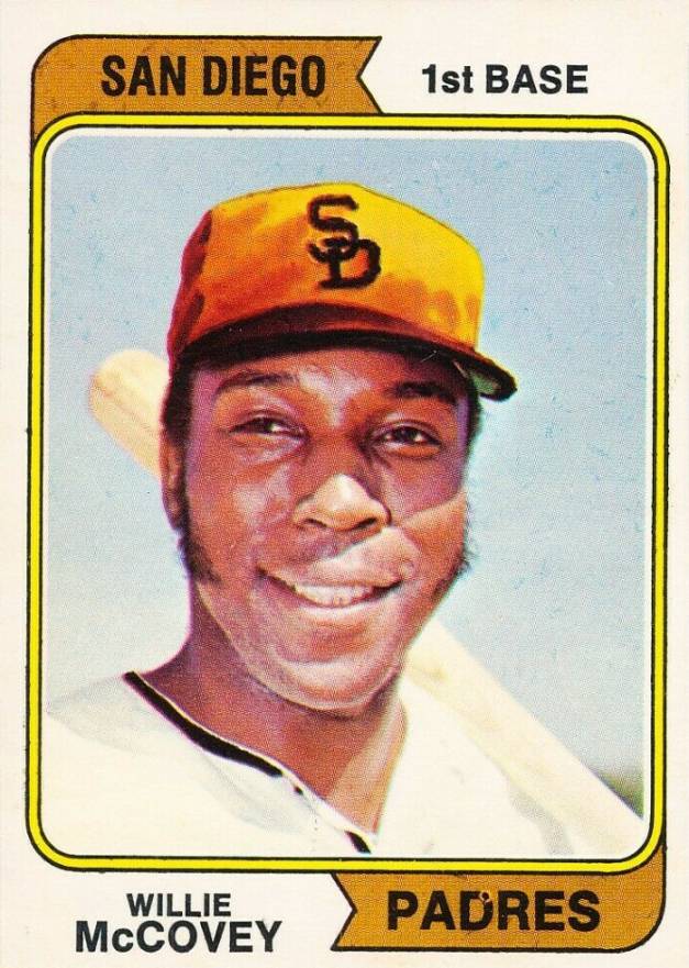 1974 O-Pee-Chee Willie McCovey #250 Baseball Card