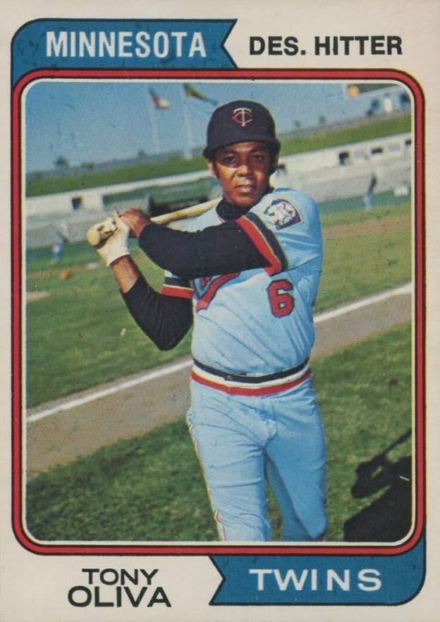 1974 O-Pee-Chee Tony Oliva #190 Baseball Card