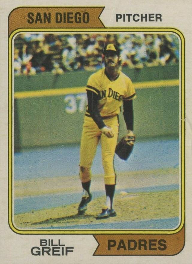 1974 O-Pee-Chee Bill Greif #102 Baseball Card