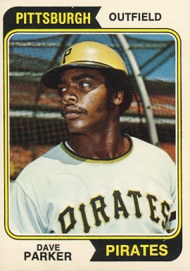 1974 O-Pee-Chee Dave Parker #252 Baseball Card