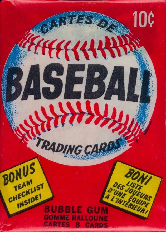 1974 O-Pee-Chee Wax Pack #WP Baseball Card