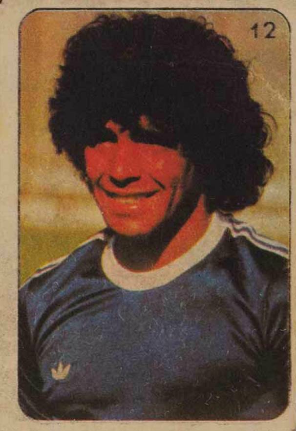 1979 Crack Super Futbol Diego Maradona #12 Soccer Card