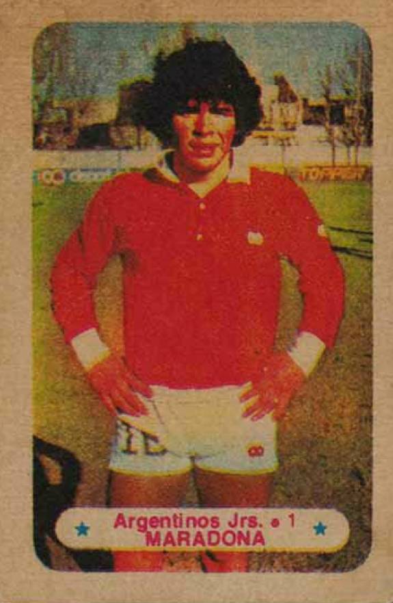 1978 Argentina Campeon Libro De Estampas Diego Maradona #1 Soccer Card