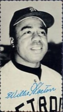 1974 Topps Deckle Edge Willie Horton #72 Baseball Card