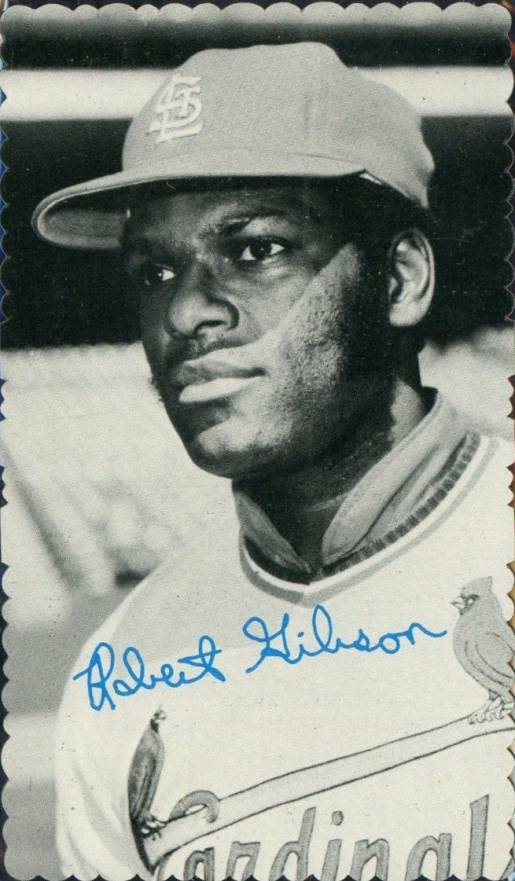 1974 Topps Deckle Edge Bob Gibson #3 Baseball Card