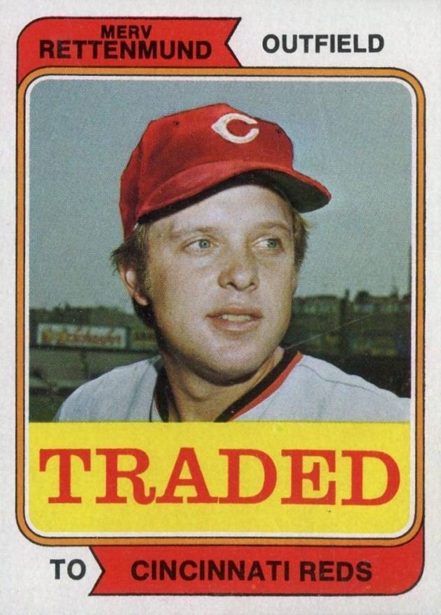 1974 Topps Traded Merv Rettenmund #585T Baseball Card