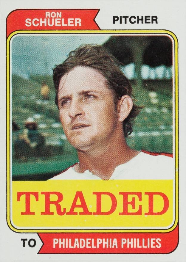 1974 Topps Traded Ron Schueler #544T Baseball Card