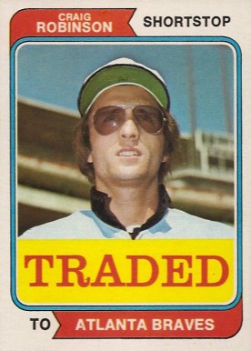 1974 Topps Traded Craig Robinson #23T Baseball Card