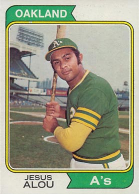 1974 Topps Jesus Alou #654n Baseball Card