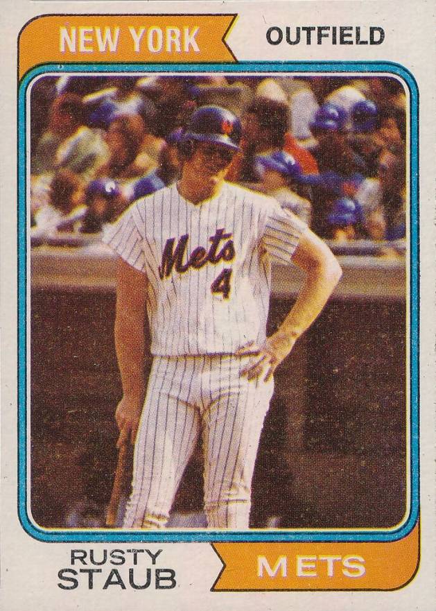  Baseball MLB 1984 Donruss #6 Rusty Staub DK COR Mets :  Collectibles & Fine Art