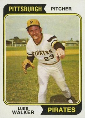 1974 Topps Luke Walker #612 Baseball Card