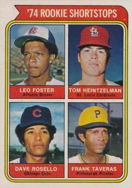 1974 Topps '74 Rookie Shortstops #607 Baseball Card