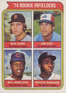 1974 Topps Rookie Infielders #600 Baseball Card