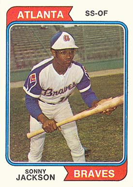 1974 Topps Sonny Jackson #591 Baseball Card