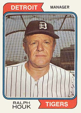 1974 Topps Ralph Houk #578 Baseball Card