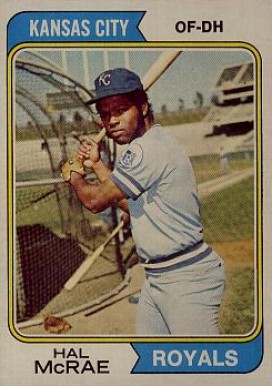 1974 Topps Hal McRae #563 Baseball Card
