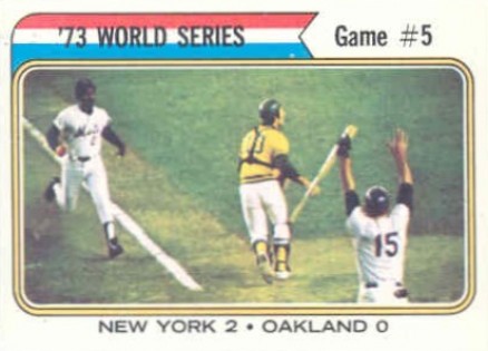 1974 Topps World Series Game 5 #476 Baseball Card