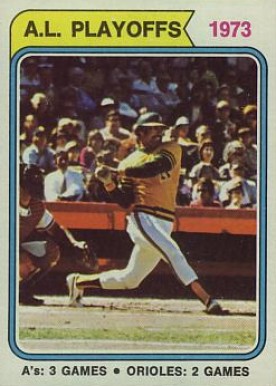 1974 Topps A.L. Playoffs #470 Baseball Card