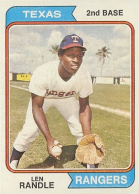 1974 Topps Len Randle #446 Baseball Card