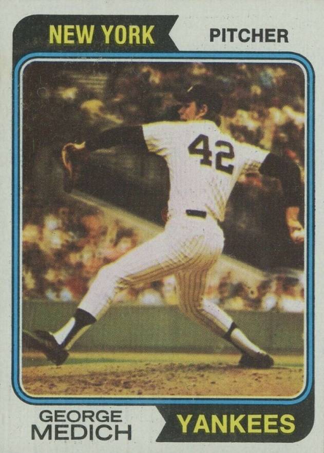 1974 Topps George Medich #445 Baseball Card