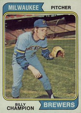 1974 Topps Billy Champion #391 Baseball Card