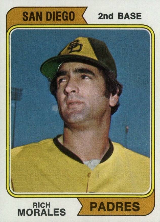 1974 Topps Rich Morales #387s Baseball Card
